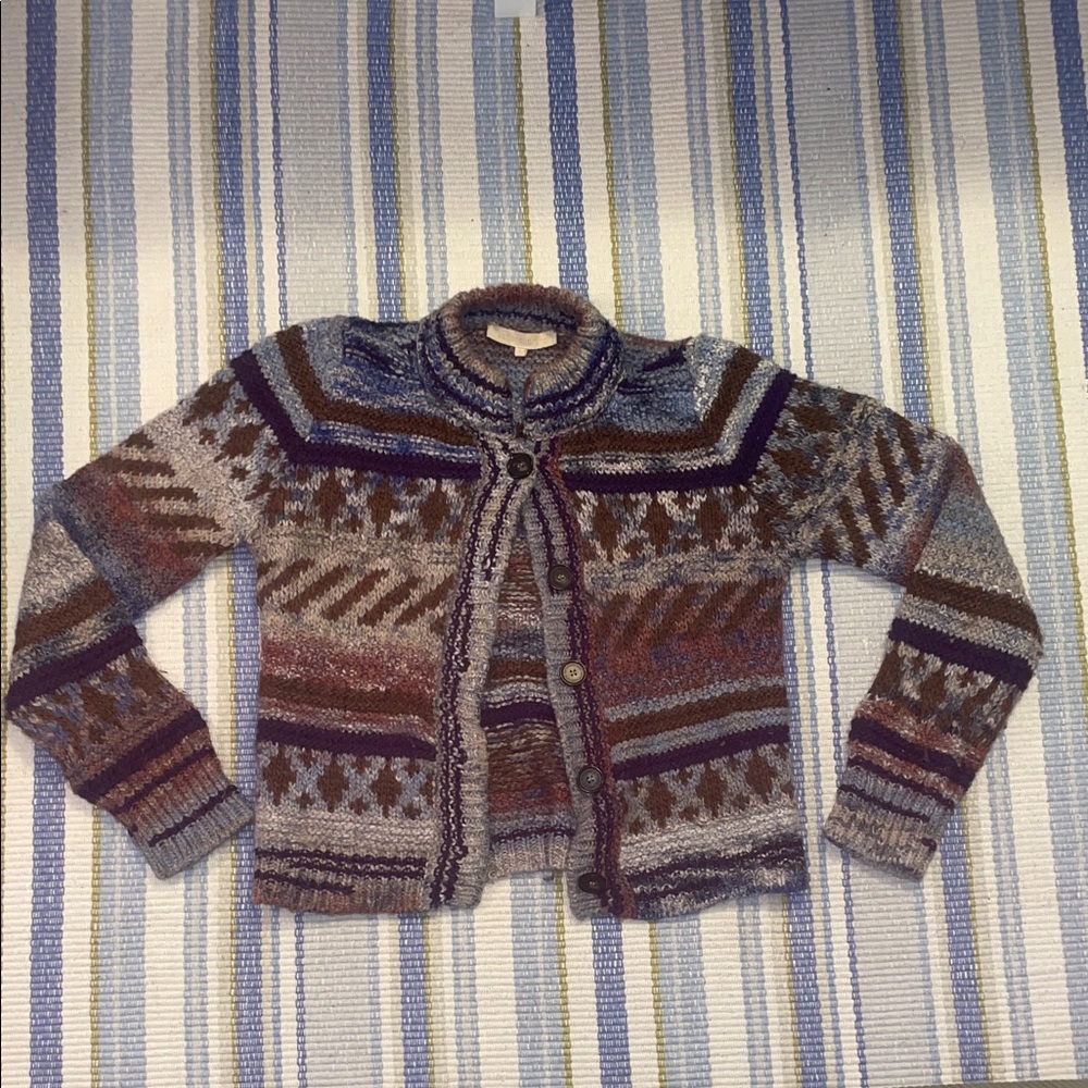 Vanessa Bruno Festive Wool Cardigan